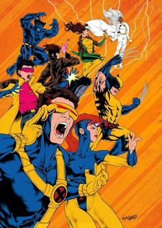 an image of the x - men in action