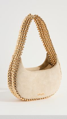 Fast Free Shipping & Free Returns on Cult Gaia Selena Shoulder Bag at Shopbop. Shop new arrivals from Cult Gaia at Shopbop.com Cult Gaia Bag, Purse Ideas, Bling Bags, Crochet Bags Purses, Satin Pumps, Shades Of Beige, Jeans Bag, Cult Gaia, Beaded Bags