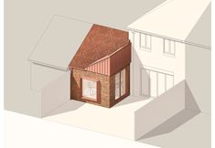 an image of a house that is in the process of being rendered