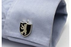 PERSONALIZE any pair of cufflinks with initials and/or a date. Just add this listing to your cart: https://www.etsy.com/listing/240054002 Handcrafted cufflinks featuring the city crest of Berlin. The ceramic enamel was hand-painted. The cufflinks are made of Sterling Silver. The cufflinks will be shipped with a nice gift box for storing them. Shipping with registered air mail is free. If you need express shipping please let me know. MATERIAL Sterling Silver .925 FINE CRAFTSMANSHIP Delivering an Monogrammed Cufflinks, Wedding Cuff Links, Wedding Cuff, Black Eagle, Group Gifts, Cufflinks Wedding, Cuff Links, Black Enamel, Silver 925