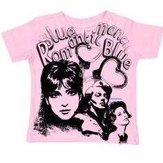 Romantic Blue Trio tee Unisex Pink T-shirt With Screen Print, Retro Pink Printed T-shirt, Pink Band Merch Top With Custom Print, Unisex Pink Band Merch T-shirt, Blue Band Merch Top With Sublimation Print, Retro Blue Printed T-shirt, Vintage Hand Printed Short Sleeve T-shirt, Blue Printed Retro T-shirt, Vintage Hand-printed Short Sleeve T-shirt