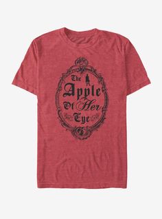 Lightweight 50% combed ring spun cotton  50% PolyesterWash cold; dry lowImportedListed in men's sizes Fair Girls, Snow White Apple, White Apple, Disney Up, Disney Snow White, Hero Poster, Science Tshirts, Princess Inspired, Disney Tangled