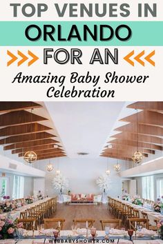 the top venues in orlando for an amazing baby shower celebration