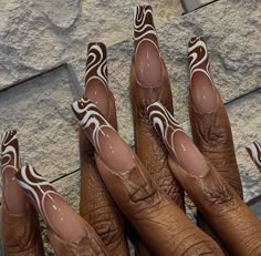 Brown Nail Art, Brown Nails, Birthday Nails, Acrylic Nails Coffin, Fall Nail Designs, Pretty Acrylic Nails, Dope Nails