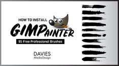 how to install gimpanter for free professional brushes