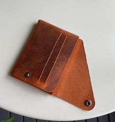 Small Handmade Leather Wallet, Wallet For Men, Leather Card Holder, Coin Purse, Minimalist Slim Wallet Minimalist Brown Coin Purse For Daily Use, Brown Minimalist Coin Purse For Daily Use, Handmade Minimalist Wallets For Daily Use, Minimalist Handmade Wallets For Daily Use, Handmade Minimalist Brown Wallet, Minimalist Brown Wallet With Coin Pocket, Minimalist Bifold Coin Purse With Coin Pocket, Minimalist Handmade Wallet For Everyday Use, Minimalist Handmade Wallets For Everyday Use