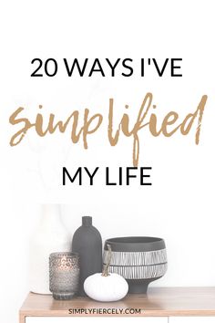 If you’re curious about minimalism then please enjoy this list of 20 ways I’ve simplified my life. I hope something here will inspire simplicity in your life too. #minimalism #simpleliving #simplyfiercely Simplify Life Quotes, Less Is More Design, Life Simplified, Peter Walsh, Quotes Minimalist, Quotes Mindfulness, Organizing Life