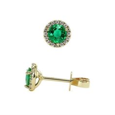 ITEM ID: EJ174 0.41 Ct. Emerald and Diamond Earring - 18K Yellow Gold. #casualearrings #earringsaesthetic #beautifuljewelry #earringsstuds #uniqueearrings #earrings #emeraldjewelry #emeraldearrings #emeraldstudearrings Earrings Aesthetic, Emerald Earrings Studs, Casual Earrings, Diamond Earring, Emerald Earrings, Emerald Jewelry, Zambia, Natural Emerald, Round Earrings