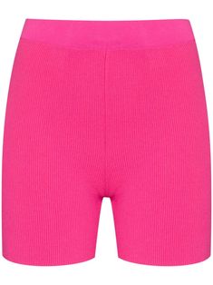 Solid Ribbed Biker Shorts, Ribbed Short Bottoms, Ribbed Biker Shorts For Loungewear, Spring Athleisure Ribbed Shorts, Fitted Ribbed Shorts For Spring, Spring Fitted Ribbed Shorts, Ribbed Mid-thigh Length Shorts, Ribbed Biker Shorts For Summer Loungewear, Casual Ribbed Biker Shorts For Spring