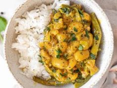 Bean Curry, Mango Curry, Best Curry, Canned Butter, Beans Curry, Easy Cauliflower, Easy Butter, Easy One Pot Meals, Vegan Beans