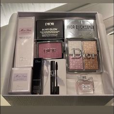 credits to pic owner <3 Dior Girl, Makeup Package, Chic Makeup, Dior Beauty, Dream Gift, Makeup Box, Makeup Gift