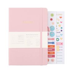 PRICES MAY VARY. ❉UNDATED & COMPACT SIZE - Comes undated, unlike most dated planners, you can start using it at any time of the year without wasting a page. 12 months run in bulk and are separated from 60 weeks. Compact Size: 5.6" x 8.3" - this planner is made to go, and is perfect for a lady's handbag. ❉PROFESSIONAL DESIGN - Featuring 12 months of monthly and weekly pages for easy academic year-round planning.180°Lay Flat Planner/Yearly Goals Pages/ Leather Cover/2 Contact Pages/Pen Holder/Elastic Closure/Inner Pocket/Calendar Stickers/5 Weeks a Month/1 Bookmarks. ❉THICK WOOD-FREE PAPER - The academic planner features 80 sheets / 160 pages made from wood-free Ivory paper, which means it resists damage from light and air, ensuring long-lasting performance from one year to the next. The pre Simple Daily Planner, Daily Routine Planner, Planner Icons, Daily Weekly Planner, Yearly Goals, Pocket Calendar, Planner Obsessed, Weekly Monthly Planner, Routine Planner