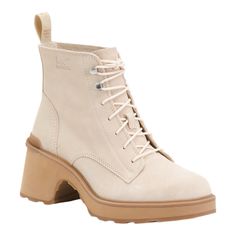 Brand New Color: Ceramic Pull On Loop, Brand Logo Accents, Comfort Footbed, Waterproof 2.75in. Heel Ankle Boots 4.75in. Shaft Height, 10.5in. Shaft Circumference, Taken From Size 11 Rounded Toe, Lace Up Closure Suede Upper Imported Heeled Lace Up Boots, Color Ceramic, Heel Ankle Boots, Sorel Womens, Heeled Ankle Boots, Lace Up Boots, Shoe Laces, Brand Logo, New Color