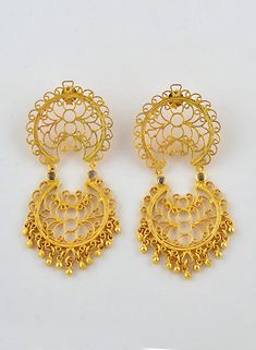 Weight- 24 Grams Approx 925 Silver Gold Plating Plain Silver Earring, Filigree designer earring, Vintage Jali Earrings, Silver Gold Plating Earrings, Big Filigree Dangle Earrings Stunning silver floral earing, handmade and handcrafted flower earing suitable for every occasion. Beautifully packaged, Ready for gift giving. All of our pieces are strong and durable and made with care. Hallmarked Round Chandelier Earrings As Gift, Hallmarked Round Chandelier Earrings For Gift, Elegant Single Chandbali Dangler Earring, Ornate Round Chandelier Earrings With Intricate Design, Elegant Pierced Chandbali Danglers, Elegant Chandbali Pierced Danglers, Ornate Round Earrings For Anniversary, Fusion Style Intricate Dangle Chandelier Earrings, Hallmarked Dangle Chandelier Earrings For Celebration