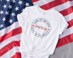 Land of the Free Home of the Brave T-shirt 4th of July Shirt - Etsy Bangladesh Faith Family Freedom, Patriotic Shirt, Home Of The Brave, 4th Of July Shirt, Land Of The Free, Usa Shirt, Patriotic Shirts, The Brave, American Shirts