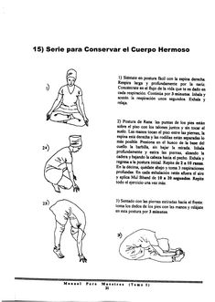 an instruction manual for how to do the splits in spanish, with instructions on how to use