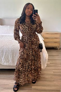 Turn it up a notch in our classy Mila Leopard Print Maxi Dress. This is a great special occasion dress, perfect for church, or brunch with the girls. Material: 100% Polyester Bohemian Embroidery Printed Leopard Dress Long Sleeve Maxi Dress Tie String Accent Modest Dress Bohemian Embroidery, Leopard Print Maxi Dress, Modest Dress, Special Occasion Dress, Leopard Dress, Sleeve Maxi Dress, Long Sleeve Maxi, Dress Long Sleeve, Ring Size Guide