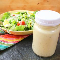 Creamy Parmesan Salad Dressing – Palatable Pastime Palatable Pastime Creamy Parmesan Dressing Recipe, Parmesan Salad Dressing, Creamy Parmesan Dressing, Mexican Salad Dressings, Easy Caesar Salad Dressing, Garden Salad Dressing, Olive Garden Salad Dressing, Olive Garden Salad