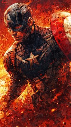 Superhero Captain America, Marvel Wallpapers, Dc Art, Batman V, Marvel Entertainment, Marvel Wallpaper, American Comics, Bible Verse Wallpaper, God Art