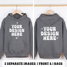 Front and Back Gildan 18500 Charcoal Mockup Hoodie Mockup G185 Hooded Sweatshirt Mockup Hanging Hanger Mock Up Simple Neutral Minimalist ⇢ You will receive two high-resolution JPGs: one displaying only the front side and the other displaying only the back side of the Gildan 18500 hoodie. Click the following link to find all images in the same collection! Or search "GH6" in our shop's search bar. ► https://www.etsy.com/shop/natureOneMockups?search_query=GH6 ###### INSTANT DOWNLOAD - no physical i Gray Branded Hoodie For Winter, Gray Branded Hoodie Sweatshirt, Gray Branded Winter Hoodie, Gray Hooded Sweatshirt With Branding, Basic Gray Sweatshirt With Double-lined Hood, New Shirt Design, Neutral Minimalist, Hoodie Mockup, Image Editing Software