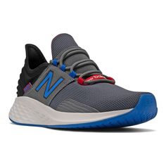 These men's Fresh Foam ROAV running shoes from New Balance combine precision comfort with bold colors. Bootie construction delivers a great fit and feel.Click this FOOTWEAR GUIDE to find the perfect fit and more! These men's Fresh Foam ROAV running shoes from New Balance combine precision comfort with bold colors. Bootie construction delivers a great fit and feel.Click this FOOTWEAR GUIDE to find the perfect fit and more! SHOE FEATURES Breathable mesh upper Padded tongue and collar for comfort F Functional Lace-up Sneakers For Marathon, Functional New Balance Low-top Running Shoes, Functional Slip-resistant Trail Running Shoes For Training, Functional Lace-up Walking Shoes For Marathon, New Balance Trail Running Shoes For Light Sports, Functional New Balance Trail Running Shoes For Light Sports, New Balance Low-top Marathon Running Shoes, New Balance Low-top Walking Shoes For Marathon, Lace-up Walking Shoes With Boost Midsole For Marathon