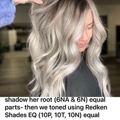 Redken Toner, Hair Color Placement, Hair Color Guide, Redken Hair Color, Grey Hair Dye