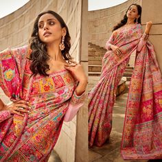 A masterwork of creativity, it is undoubtedly perfect for every occasion. Be it an afternoon brunch or a late night dinner, this saree will be the showstopper everywhere. Easier to drape and carry, without compromising on the style quotient. With its diverse palette, it is bound to set inspirational fashion standards. --------------------------------- S A R E E ● D E T A I L S --------------------------------- ● Fall and Edging : Done ● Tassel : See in Option ● Petticoat : On request Extra Charg Unstitched Self Design Saree, Long Sleeve Eid Festive Saree, Art Silk Long Sleeve Saree For Eid, Art Silk Saree With Long Sleeves For Eid, Diwali Saree With Zari Work And Long Sleeves, Zari Weaving Long Sleeve Blouse Piece For Eid, Long Sleeve Blouse Piece With Zari Weaving For Eid, Elegant Multicolor Saree For Eid, Diwali Multicolor Jamawar Pre-draped Saree