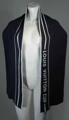 Louis Vuitton Denim Shawl, Adidas Jacket, Cashmere, In Italy, Athletic Jacket, Cotton Blend, Louis Vuitton, Italy, Navy