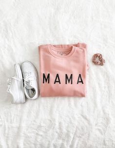 This soft terry cotton MAMA rose crew neck sweatshirt is a go-to layer for workouts, coffee dates, play dates & napping. Perfectly fit for a MAMA. Clothes for a MAMA by a MAMA Mother's Day Relaxed Fit Sweatshirt For Loungewear, Relaxed Fit Sweatshirt For Mother's Day Loungewear, Casual Sweatshirt For Mother's Day Loungewear, Casual Pink Sweatshirt For Mother's Day, Temecula California, Chic Sweatshirt, Coffee Dates, Fall Fit, Womens Jackets