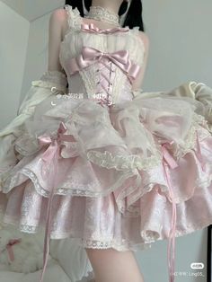 Dollette Outfits, Coquette Bag, Royale High Journal Ideas, Wall Workout, Majin Buu, Lolita Outfits, Quince Dress, Pink Fairy, T Dress