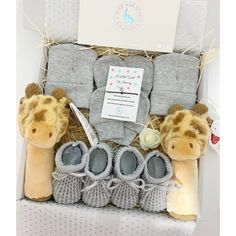 Sweet Twin Unisex Baby Gift Set, Twin Gift Set, Twin Baby Shower Gift, Twin Boy, Twin Girl Baby Hamper, Twin Hamper, Twin Gift This stunning new baby gift set will delight any recipient. It's filled with gorgeous items selected with love and cuteness overload. The Twin gift box consists of: 2 x super cute baby rattle  2 x Hats (available for personalisation) 2 x Scratch mittens  2 x Baby booties  A stunning 'A little Wish For Mummy' Bracelet Please select from the drop down menu the rattle you'd Twin Baby Shower Gifts, Twin Girl, Twins Gift, Unisex Baby Gifts, Baby Hamper, Twins Baby Shower, Twin Boys, Baby Rattle, Twin Babies