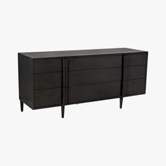 Morten Pale Nine Drawer Dresser Mahogany Dresser, Black Dressers, 9 Drawer Dresser, Chest Dresser, Sideboard Console, Bedroom Dressers, Dressers And Chests, Large Drawers, Drawer Chest