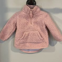 Adorable And Warm Carter's Pink Zip Microfleece Jacket With Big Front Pocket For 12 Month Old Toddler/Baby - Never Worn - Comes From Smoke Free Home Top Rated Seller Ships In 2 Days Or Less Tags: Cozy, Comfy, Fluffy, Comfortable Fit, Classic, Staple, Fall, Spring, Playdate, Kids, Outside Cute Winter Tops With Pockets, Hooded Pink Fleece Jacket, Cute Pink Fleece Outerwear, Pink Hooded Fleece Jacket With Pockets, Cozy Pink Hooded Fleece Jacket, Pink Fleece Hooded Jacket With Double-lined Hood, Cheap Pink Fleece-lined Outerwear, Kids Jacket, Top Rated