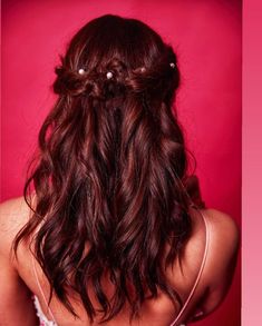 Free Hair Hairstyles For Lehenga, Braided Crown Hairstyles, Fancy Stuff, Indian Wedding Hairstyles, Simple Hairstyles, Open Hairstyles