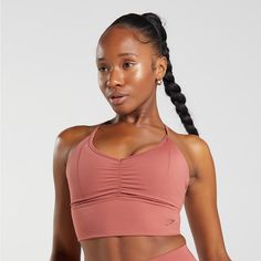 Only Worn Once. A Little Too Small. Color Is Sold Out Online. Elevate Longline Sports Bra Elevate Is About Seizing The Sunday In Every Day, Whether That's Getting Your Morning Cottee Or Hitting Your Hot Yoga Class. Our Brand New Rlsetm Tabric Is Made From Recycled Nylon To Balance Support And Stretch So You Can Move Freely. This Collection Is Also Made To Handle High Sweat So You Can Move With Confidence. Now Go Ahead And Elevate Your Everyday. - New Supportive Yet Stretchy Rlse Tm Fabric Made F Cute Sports Bra, Yoga Kurse, Flare Yoga Pants, Rosé Brown, Hot Yoga, Support Bras, Sport Bra, Sports Bra Sizing, Yoga Class