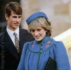 the prince and princess of wales are smiling for the camera as they stand next to each other