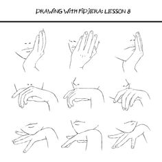 hand gestures for drawing with person's hands