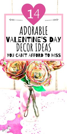 Love is in the air with these beautiful Valentine’s Day decoration ideas that look stunning!From DIY heart wreaths to pretty painted mason jars… I’ve been on the hunt for the best Valentine’s day decor ideas that I know you’re not gonna be able to resist! Purple Valentine, Homemade Valentines