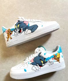 custom hand painted air force 1. Older kids size uk1 --uk5.5  ￡158 Adults size uk2.5-uk12  ￡198 - brand new in box; - Each pair is personally handmade, and painting with premium leather paint and topped with a finisher for extra protection; - Please ensure that you double check your size before ordering.  - For customized designs, feel free to leave us a message, We are willing to have your ideas done; Cartoon Print Sneakers For Streetwear, White Cartoon Sneakers For Streetwear, White Character Print Sneakers For Streetwear, Cartoon Print High-top Sneakers, White Low-top Custom Sneakers With Anime Print, White Custom Sneakers With Anime Print For Streetwear, Trendy Trainers, Painted Air Force 1, Af1 Custom