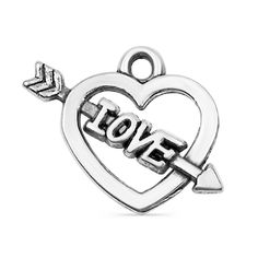 Description: Looking for a fun and unique way to show your loved one how much you care? Check out the Products ''Love'' Heart And Arrow Charm! Made from a lead-free, nickel-safe, and cadmium-safe zinc-based alloy, this charm is the perfect addition to any bracelet, necklace, or keychain. Whether you're giving it as a gift or keeping it for yourself, this charm is sure to bring a smile to your face every time you see it. The Wholesale ''Love'' Heart And Arrow Charm is made with lead-safe, nickel- Metal Charms For Valentine's Day Gift, Nickel Free Heart Charms For Valentine's Day, Valentine's Day Metal Charms For Gifts, Silver Heart Charms For Valentine's Day, Silver Heart Charm For Valentine's Day, Valentine's Day Heart Pendant Charms, Nickel-free Pendant Charm Necklace For Valentine's Day, Nickel-free Pendant Charm Necklaces For Valentine's Day, Nickel-free Heart Charms For Valentine's Day