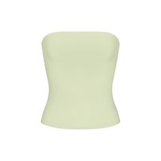 COTTON JERSEY TUBE TOP | PISTACHIO Green Stretch Tube Top With Built-in Bra, Chic Tube Top With Built-in Bra, Fitted Green Tank Top With Built-in Bra, Chic Bandeau Tube Top In Elastane, Chic Bandeau Tube Top, Chic Seamless Elastane Tube Top, Green Cotton Tank Top With Built-in Bra, Green Strapless Casual Tank Top, Fitted Strapless Elastane Tank Top