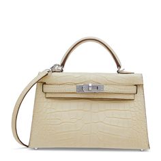 HERMÈS, 2023 Cream Outfit, Kelly Bag, Hermes Bags, Handbag Accessories, Alligator