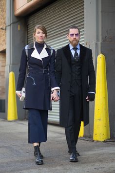 The Big Chill, Stylish Couples, Couples Style, Gigi Style, Street Style Fall, New York Fashion Week Street Style, Big Chill