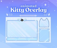 an animated kitty overlay is shown in the sky