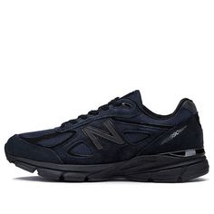 New Balance JJJJound x 990v4 Made in USA 'Navy' M990JJ4 (SNKR/Retro/Unisex/Low Top/Made In Usa) New Balance Jjjjound 990, Classic Navy New Balance Sneakers, Classic Blue Sneakers For Outdoor, Classic Blue Outdoor Sneakers, Usa Navy, Low Top, New Balance, Made In Usa, Navy