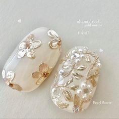 Korean Wedding Nails, Baroque Nails, Lace Wedding Nails, Wedding Nail Art Design, Beachy Nails, Boho Nails, Beauty Nails Design, Nail Art Wedding, Bridal Nails