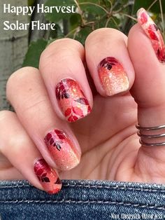 Fall Mixed Mani, Flare Nails, Nail Polish Painting, Magic Fingers