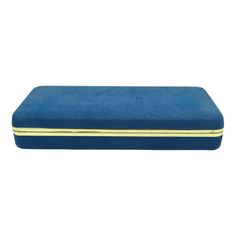 Indulge in the opulence of this exquisite mid-century blue velvet jewelry box. Crafted with attention to detail, this rectangular-shaped trinket box features a sumptuous blue velvet exterior that exudes elegance. The lid opens to reveal a mirror inside, perfect for checking your reflection while trying on your favorite jewelry pieces. The interior is just as lavish, with a soft, velvety lining that protects your treasures and adds an extra layer of sophistication. The box is divided into various compartments, providing ample space to organize your jewelry, rings, earrings, and other small accessories. The blue velvet exterior adds a pop of color to any room, making this jewelry box a beautiful addition to your dressing table or vanity. Its mid-century design is sure to appeal to anyone who Rectangular Jewelry Storage Gift Box, Luxury Rectangular Jewelry Storage For Formal Use, Luxury Rectangular Jewelry Storage For Formal Occasion, Jewelry Trinket, Velvet Jewelry, Vintage Glamour, Small Accessories, Dressing Table, Mid Century Design