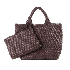 PRICES MAY VARY. Dimension: RECEIVE IN 10-16 BUSINESS DAYS!Package included 1 large wide open tote handbag and 1 zipper purse. Tote Bag Size : 15.7* 11.8 * 6.3 In, handle Drop: 5.5 In. Wallet Clutch: 9.4 * 6.7 In. Because it is hand-woven, please allow error size range in 3cm. Capacity: Main pocket allow all size cellphone, mini iPad, keys, sunglasses, small books, jewelry, wallet, cosmetics and other necessities. Our woven bag offers both comfort and elegance and is the perfect handbag for wome Leather Weave, Wrist Bag, Everyday Tote Bag, Woven Handbags, Perfect Handbag, Woven Tote Bag, Everyday Tote, Wholesale Bags, Leather Weaving