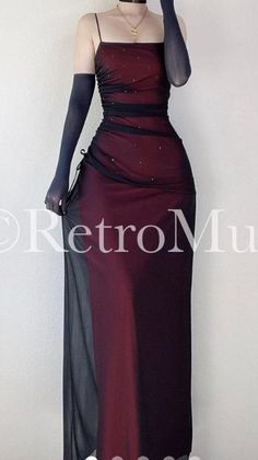 Red Formal Dress Aesthetic, Red Evening Gown Classy, Dark Prom Dress, Alternative Prom Dress, Alternative Prom, Memes About Life, Vintage Prom Dresses, Social Dress, Life Struggles